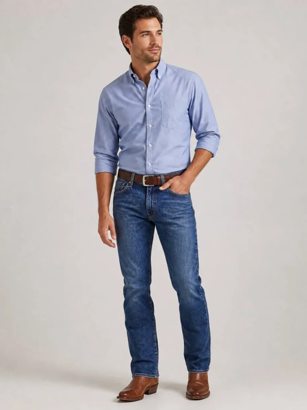 Men's 513 Levi's Blue Jeans Straight Leg 34 x 32
